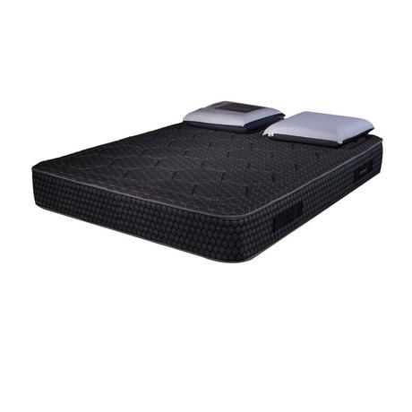 AB Matelas Matratzen Cosmos Black | 160x200 mit 2 viskoelastischen Kissen 60x60 cm | Speicher 50kgm3 und 12 Zonen | 28 cm  