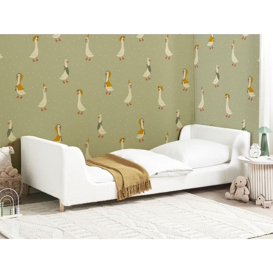 Beliani Lit d'enfant en Bouclé  LAYE  