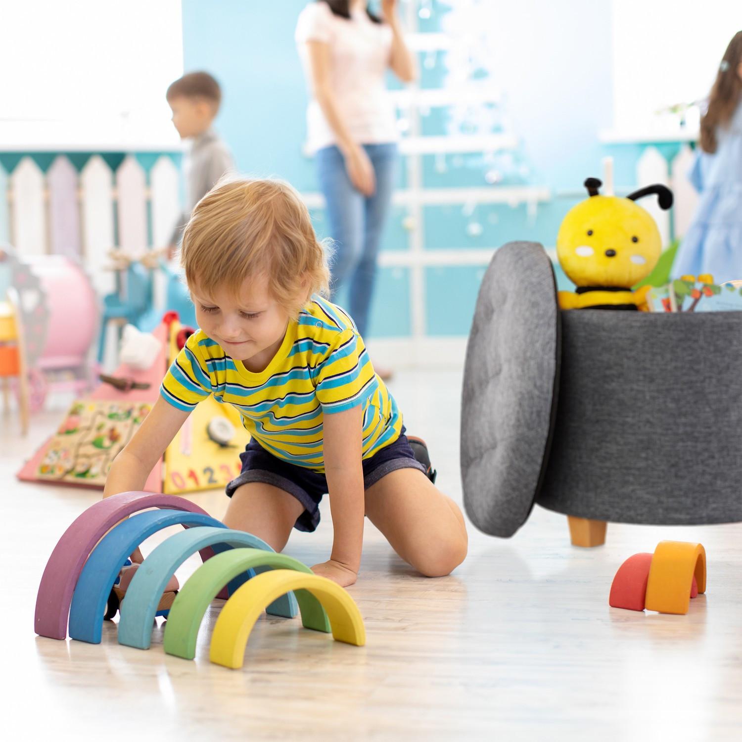 B2X Tabouret rond avec espace de rangement  