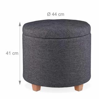 B2X Tabouret rond avec espace de rangement  