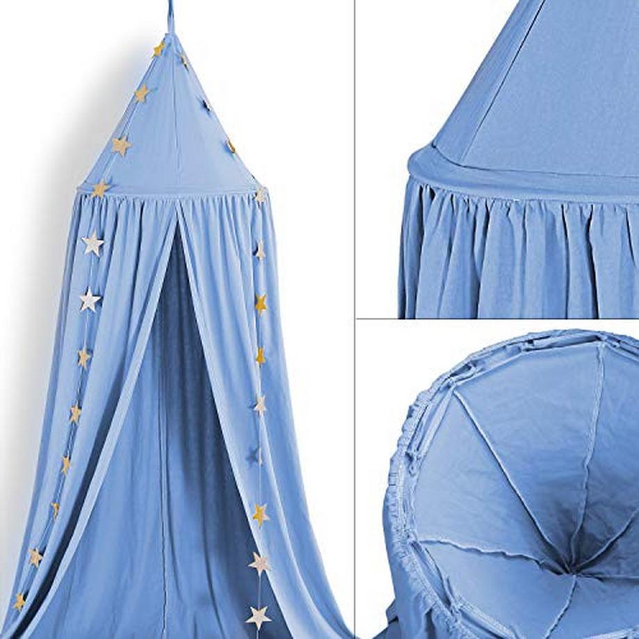 Activity-board Baldacchino Neonato Letto Camera Bambini Decorazione Cotone Zanzariera  