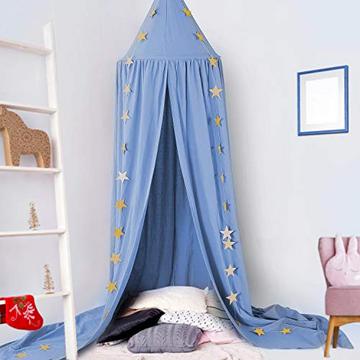 Auvent pour bébé, moustiquaire de décoration de coton de rideau de lit de pépinière de lit