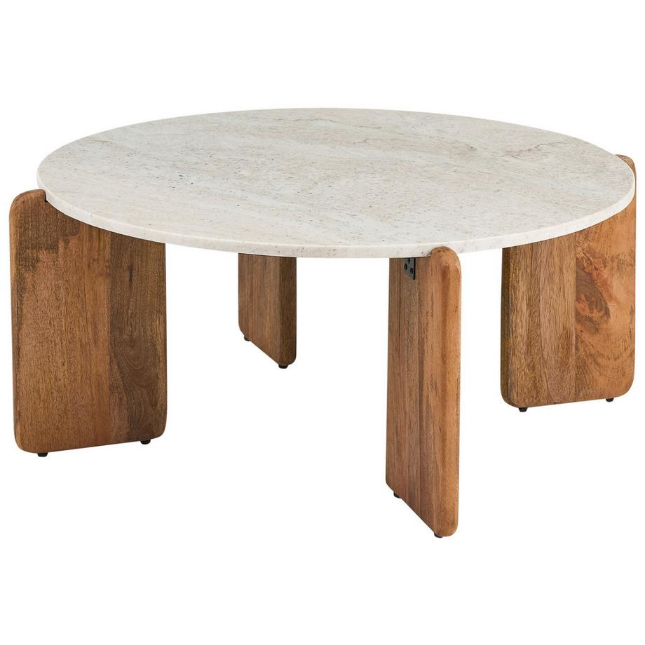 Couchtisch aus Marmor Modern LUNO