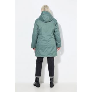 Ulla Popken Parka Outdoor Cappuccio Linea A Imbottito  