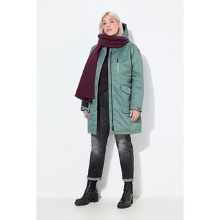 Ulla Popken Parka Outdoor Cappuccio Linea A Imbottito  