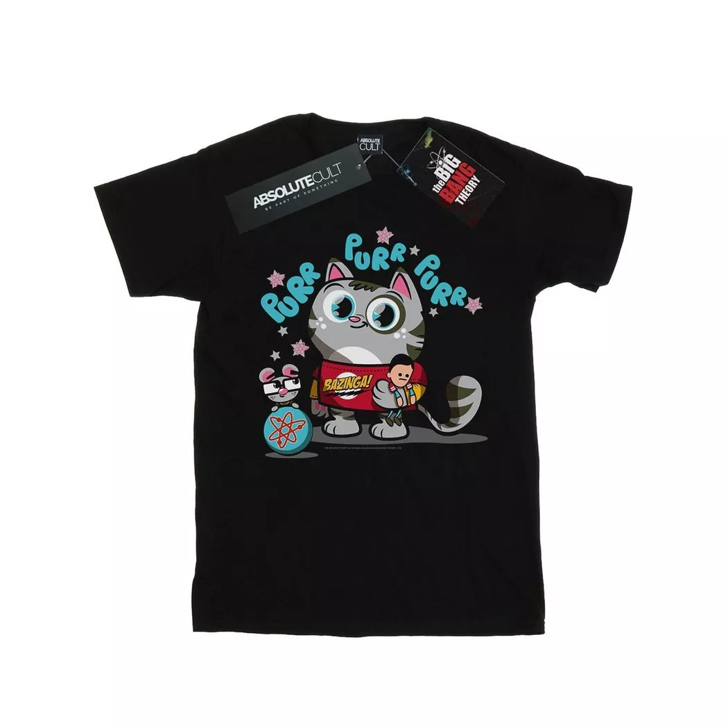 The Big Bang Theory - Bazinga TShirt, für Damen, Schwarz, Größe S