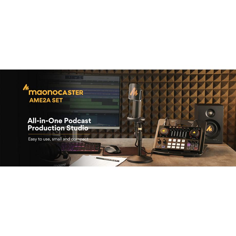 Maono  AME2A Kit mit Mischpult und Mikrofon 