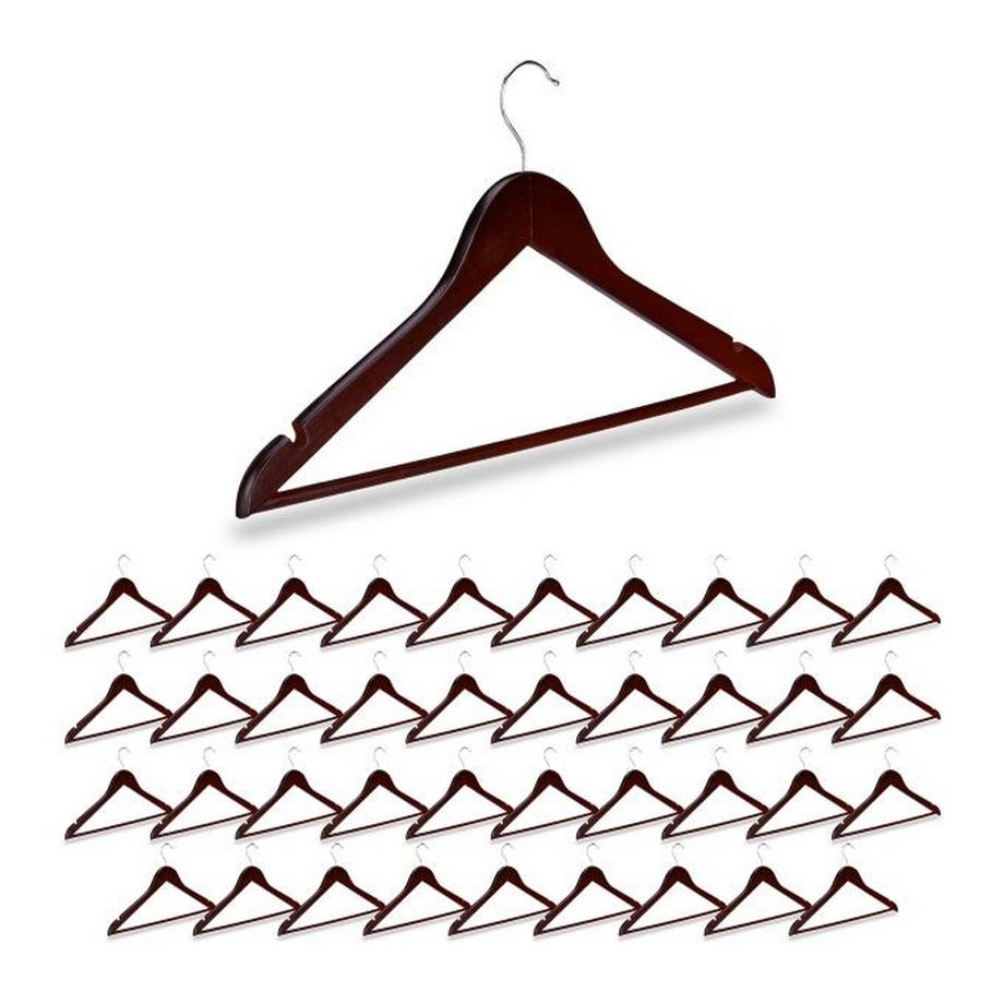 Northix  Kleiderbügel aus Holz, 40er-Pack 