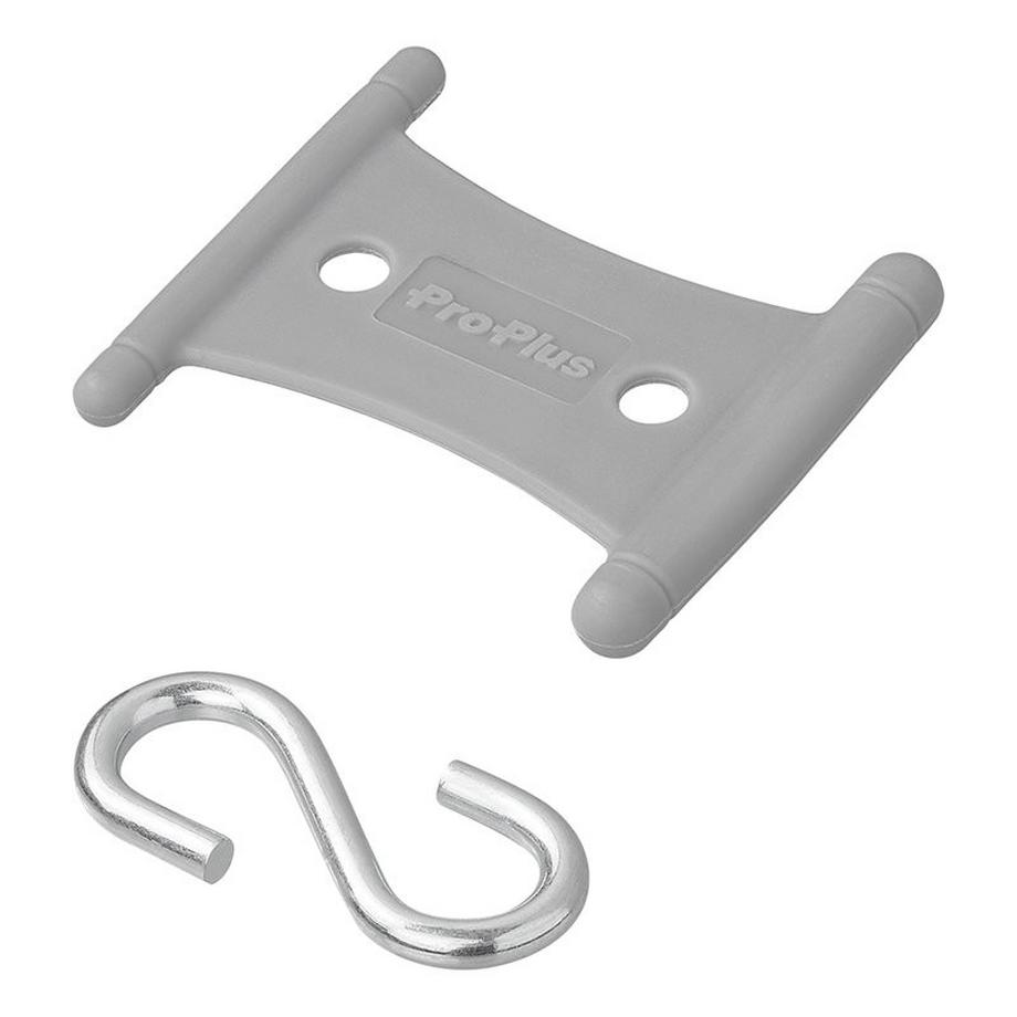 Pricenet  Kleiderbügel mit S-Haken für Zeltschiene 5/6 mm und 7/8 mm – Set mit 6 Stück 