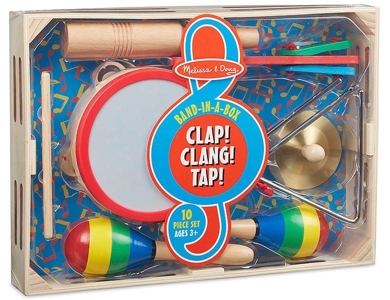 Melissa & Doug  Band-in-a-Box - Clap! Clang! Tap! 