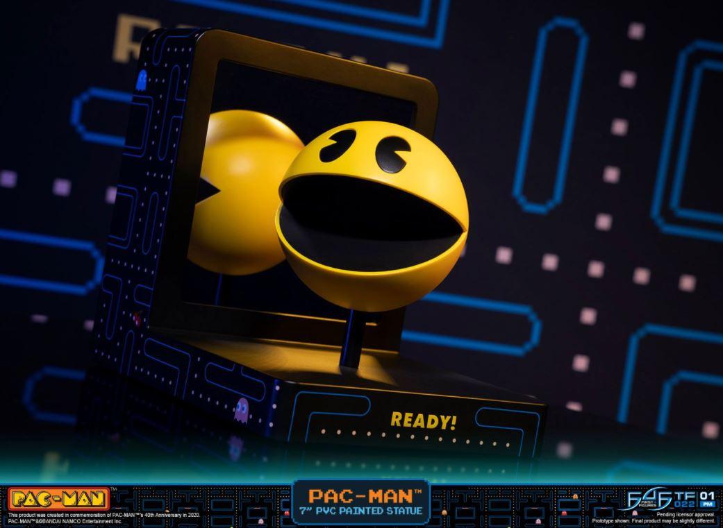 First 4 Figures  Statua Pac-Man PVC 40th Anniversario (F4F) 