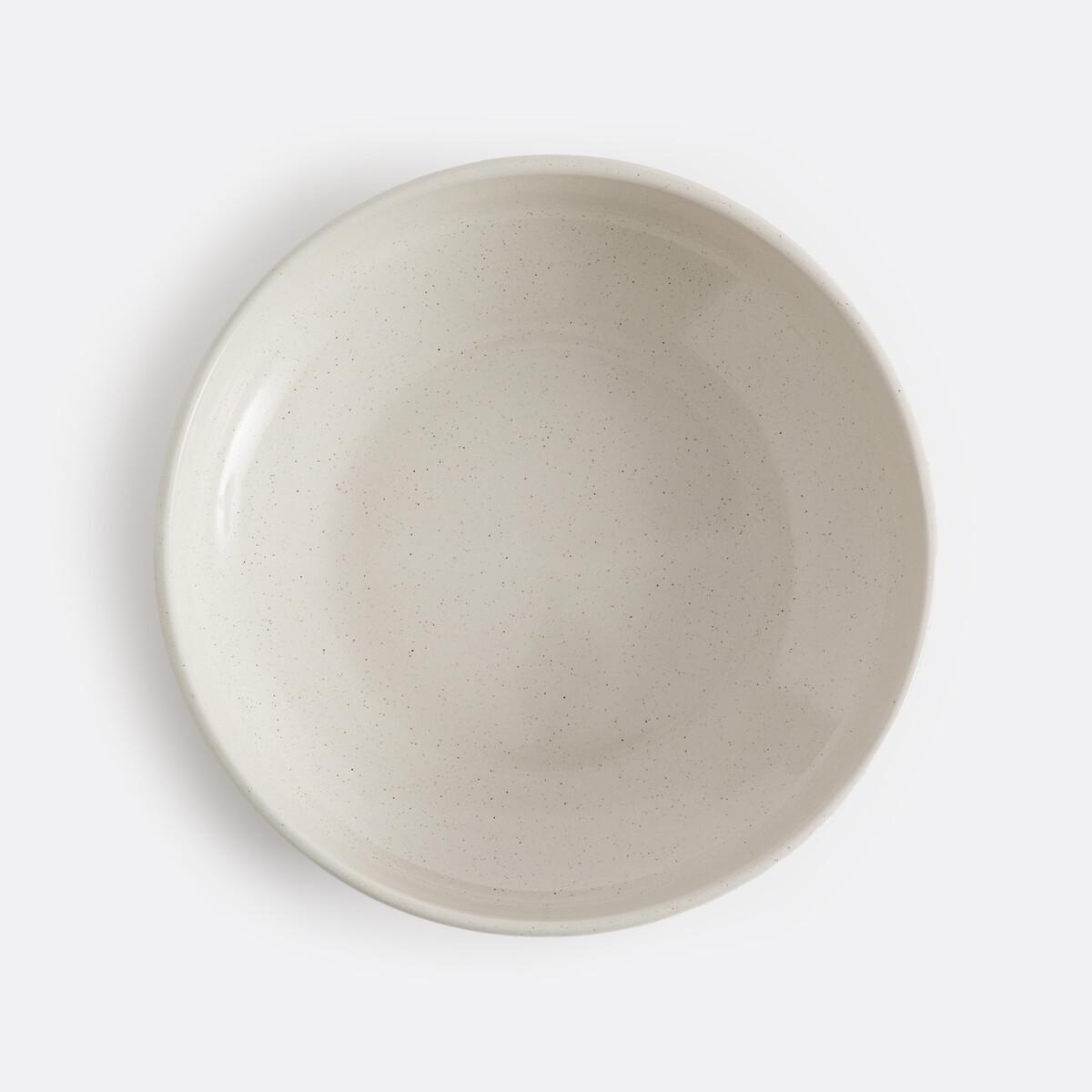 La Redoute Intérieurs Set aus 6 tiefen Tellern aus gesprenkeltem Steinzeug  