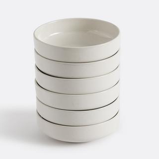 La Redoute Intérieurs Set aus 6 tiefen Tellern aus gesprenkeltem Steinzeug  