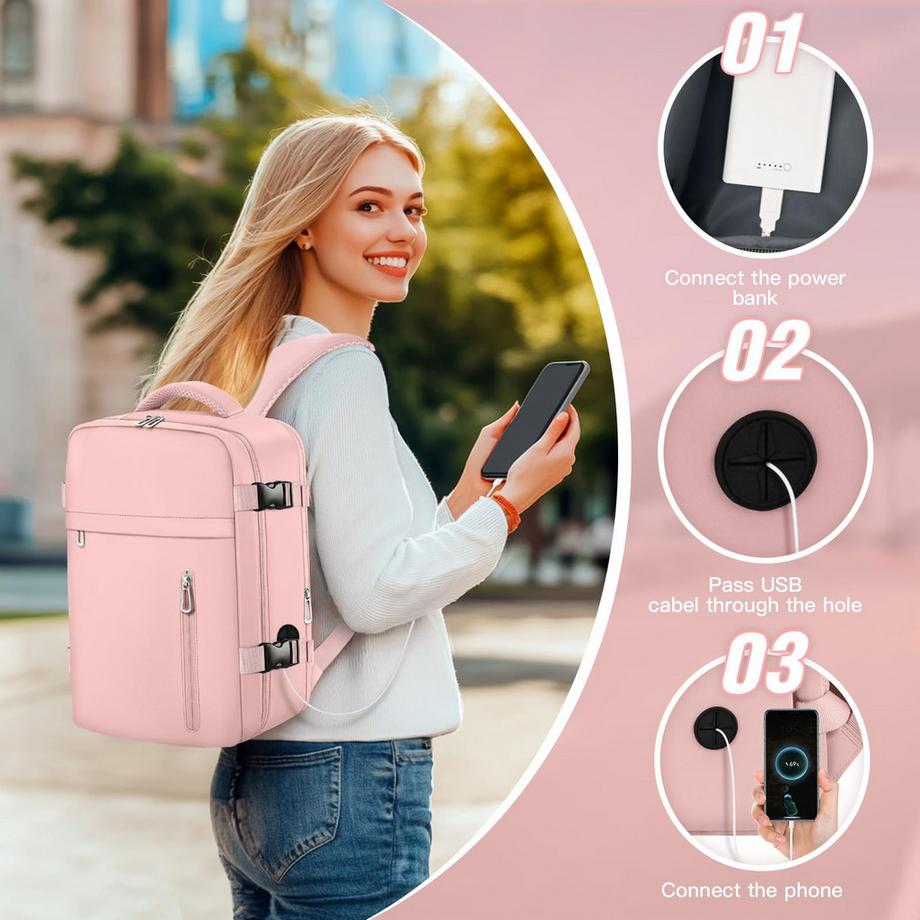 Only-bags.store Sac à Dos Cabine pour Voyage en Avion  