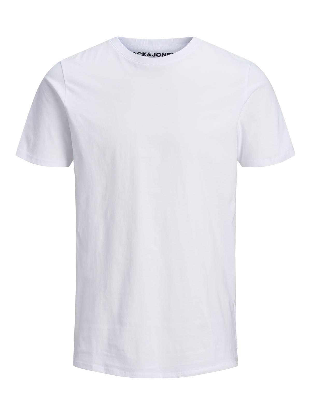 JACK & JONES  Maglietta Uomini Confezione da 3 Vestibilità confortevole-JJEORGANIC BASIC TEE O-NECK 3PK 