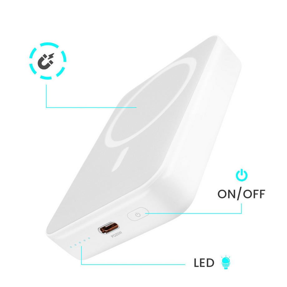 Avizar  Batterie Externe MagSafe 10000mAh 20W 