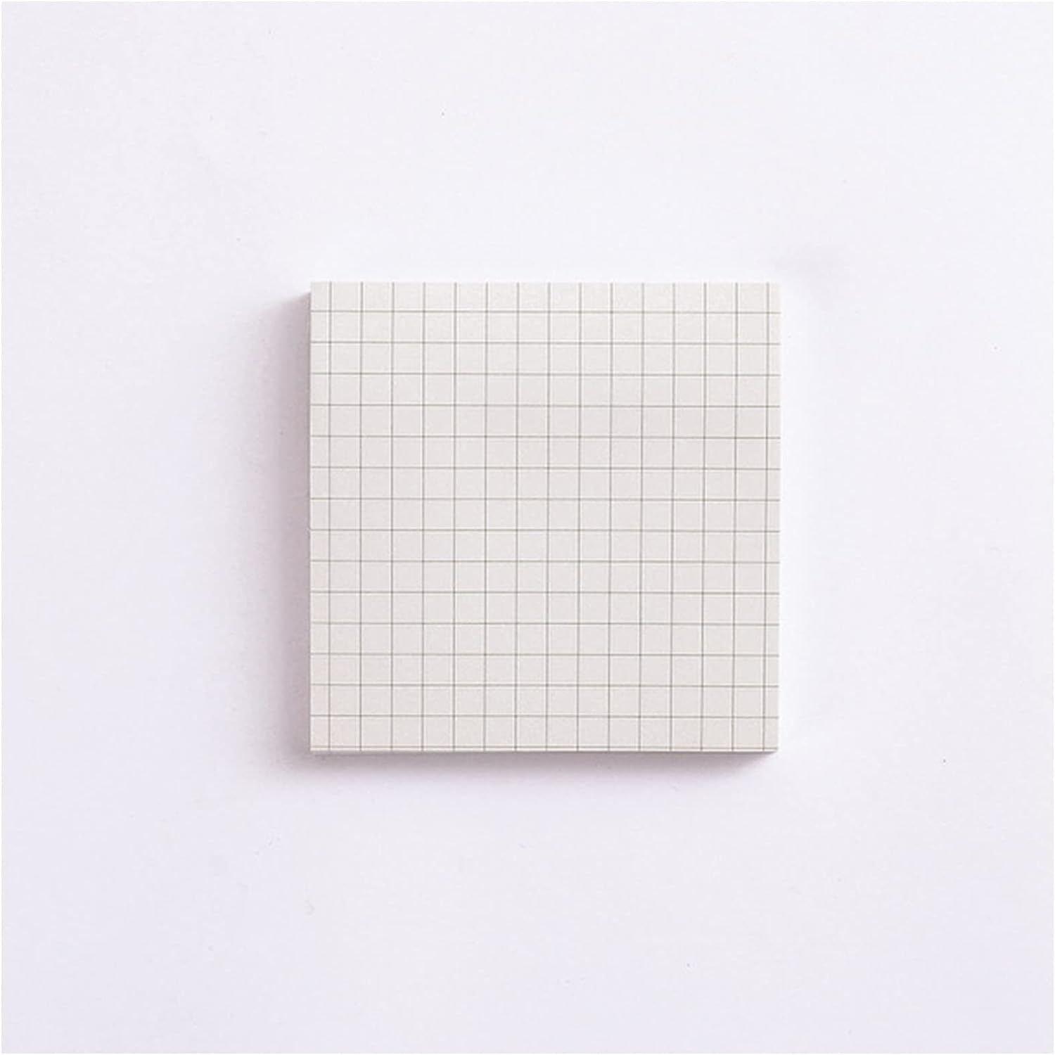 Northio Haftnotizen – Weiß mit Rillenmuster – 80 Stück  