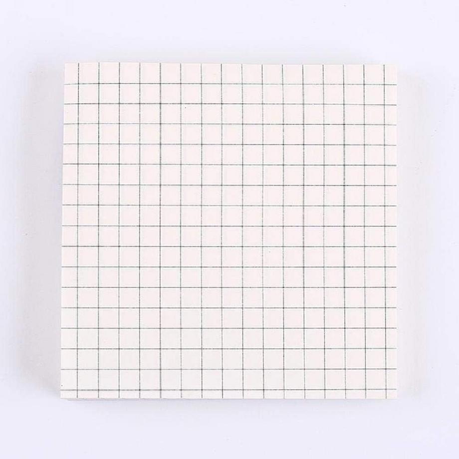 Northio Haftnotizen – Weiß mit Rillenmuster – 80 Stück  