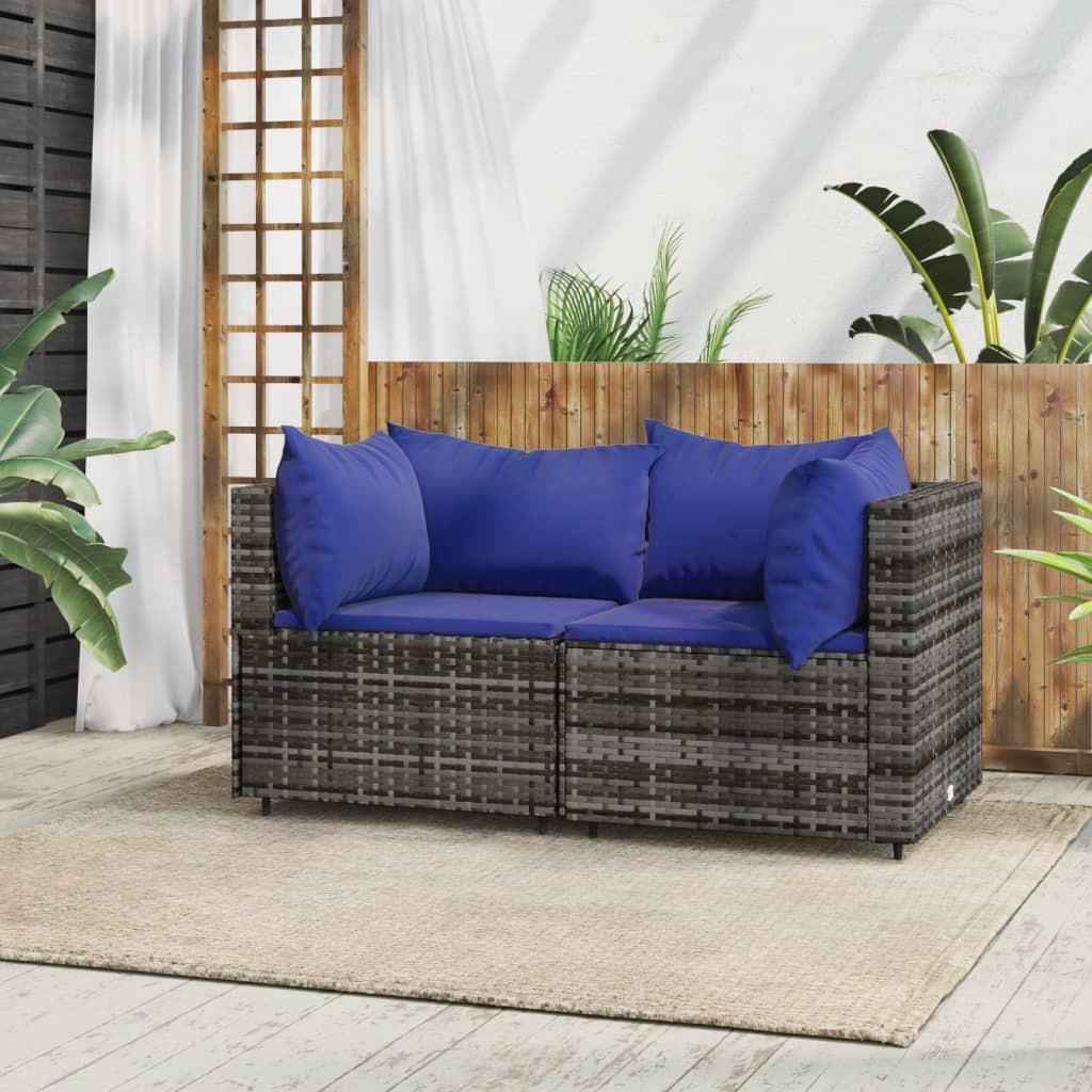 VidaXL Ecksofa poly-rattan  