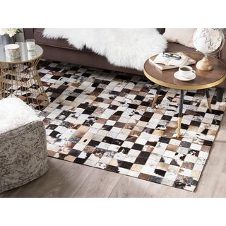 Beliani Tapis en Peau de vache Industriel CERLI  