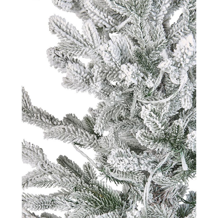 Beliani Künstlicher Weihnachtsbaum mit Schnee aus Kunststoff BRISCO  