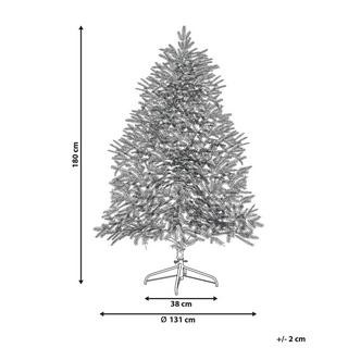 Beliani Beleuchteter Weihnachtsbaum aus Kunststoff BRISCO  