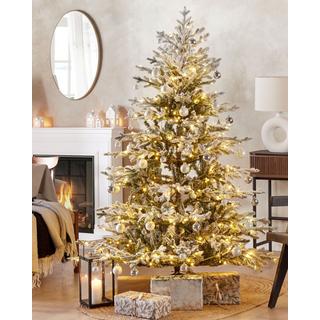 Beliani Albero natalizio innevato en Materiale sintetico BRISCO  