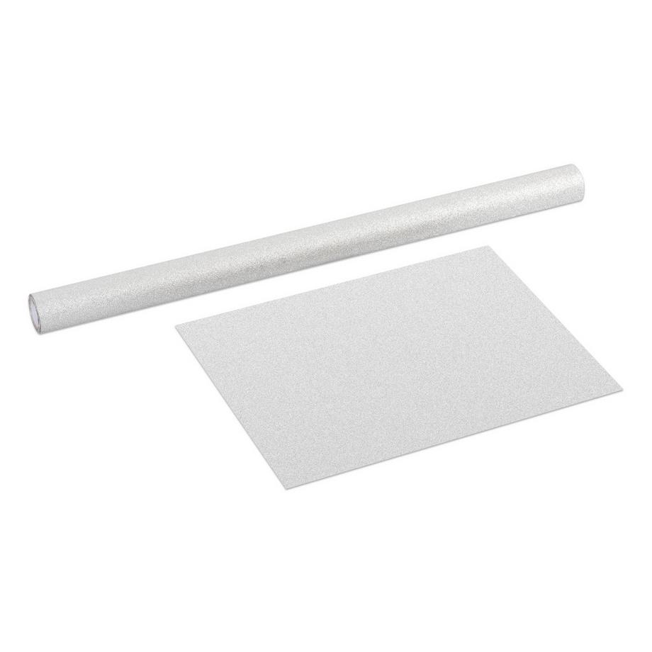 dufco  Selbstklebefolie 45x200cm Metallic Glitter Silber 