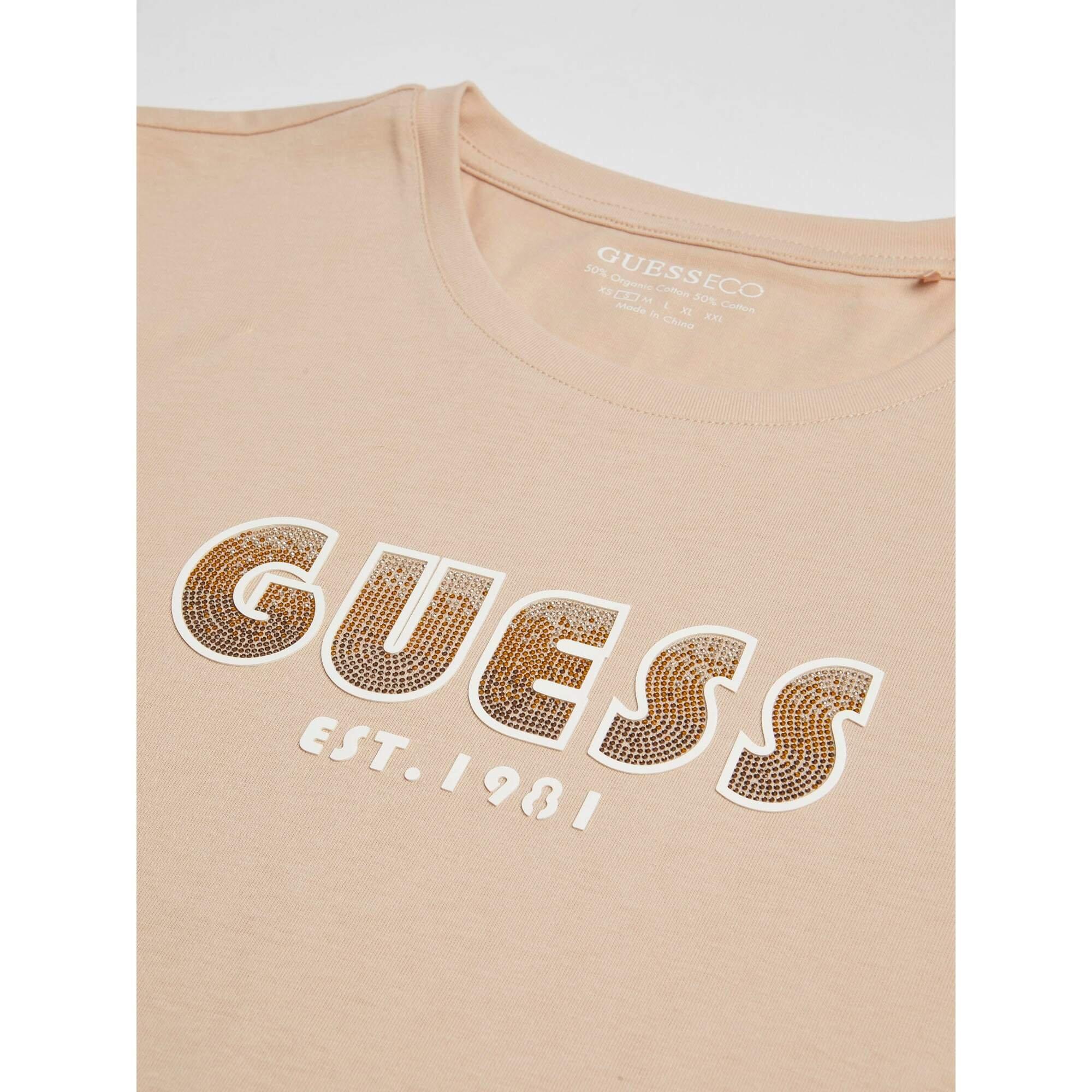 GUESS  t-hirt gue haded logo 