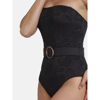 Admas  Maillot de bain une pièce bustier préformé Fresh Leaves 