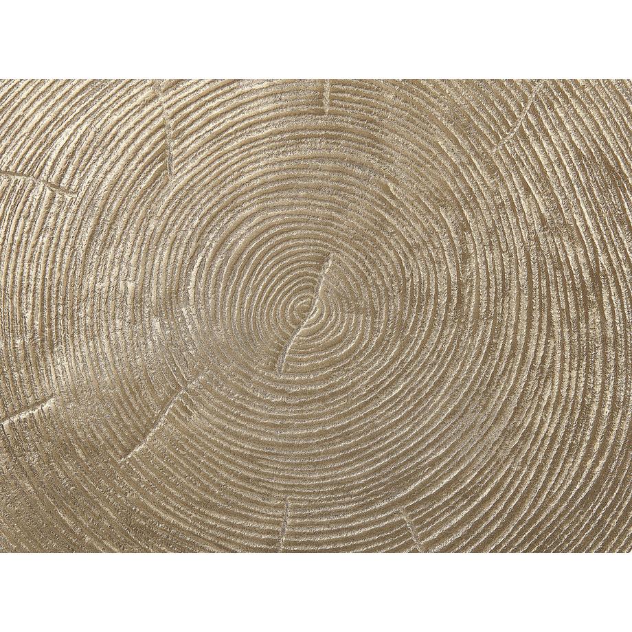 Beliani Table d'appoint en Aluminium Rétro MUNNAR  