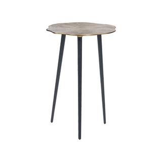 Beliani Table d'appoint en Aluminium Rétro MUNNAR  