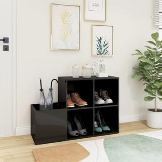 VidaXL Armoire à chaussures d'entrée bois d'ingénierie  