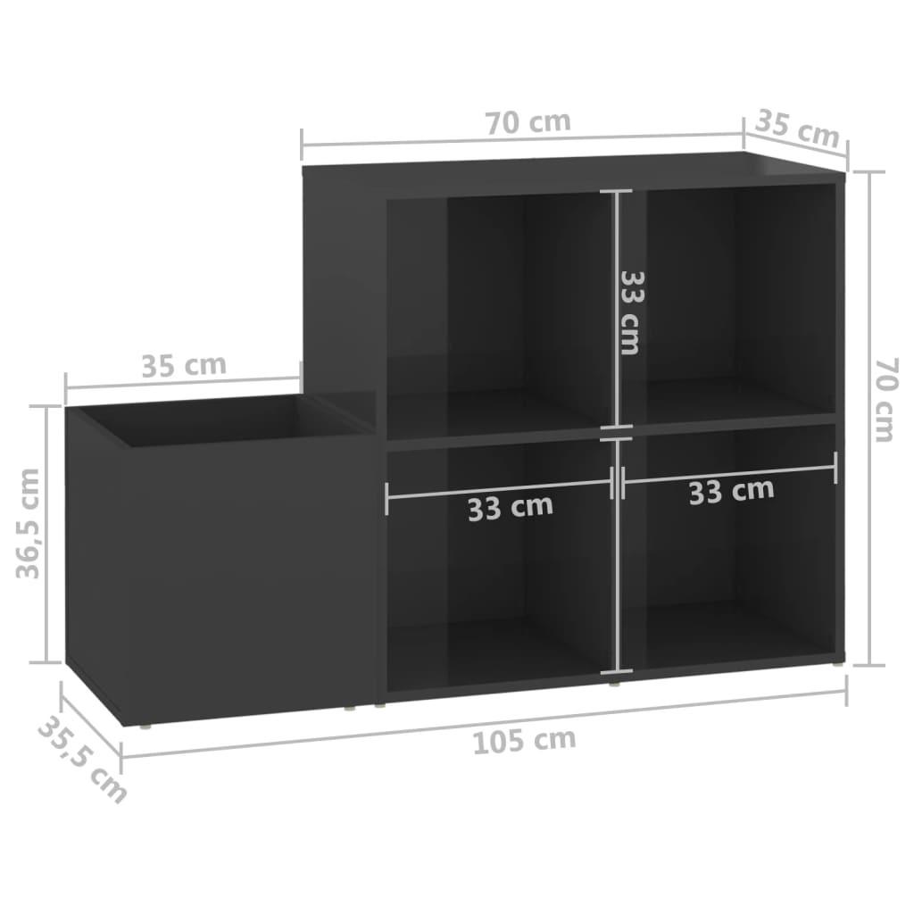 VidaXL Schuhschrank holzwerkstoff  