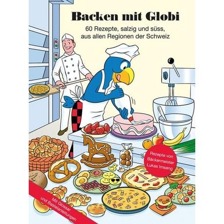 Backen mit Globi Imseng, Lukas; Pfenninger, Walter (Illustrationen) Couverture rigide 