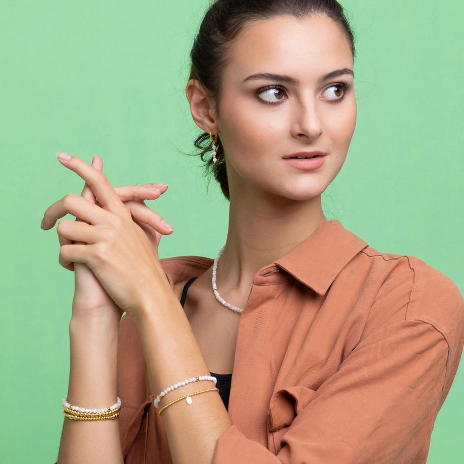 Balibay  Keya armbänder vereint als Bundle mit Mondsteinen 