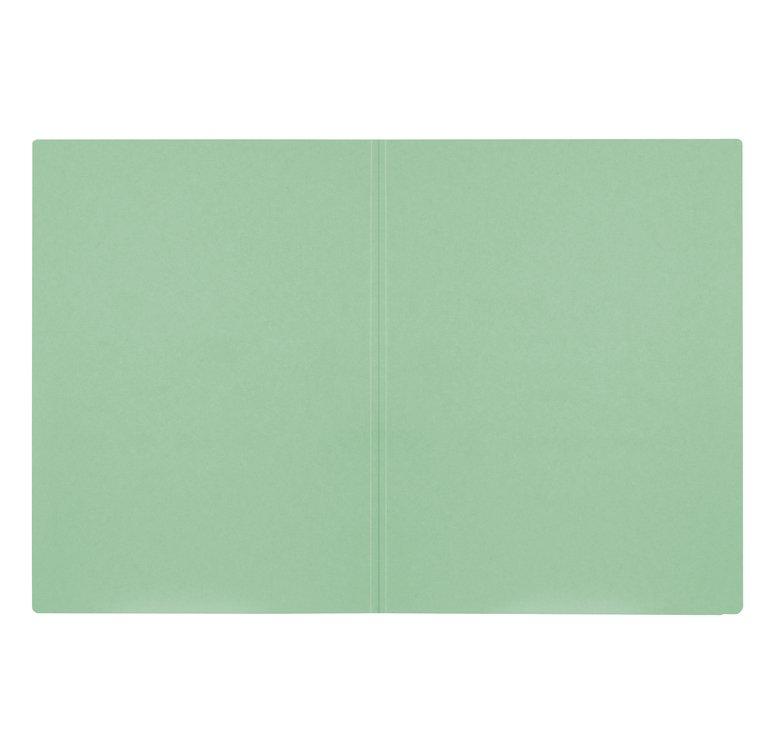 Biella Einlagemappe A4 240 gm² 100 Stück, Grün, für 90 Blatt  