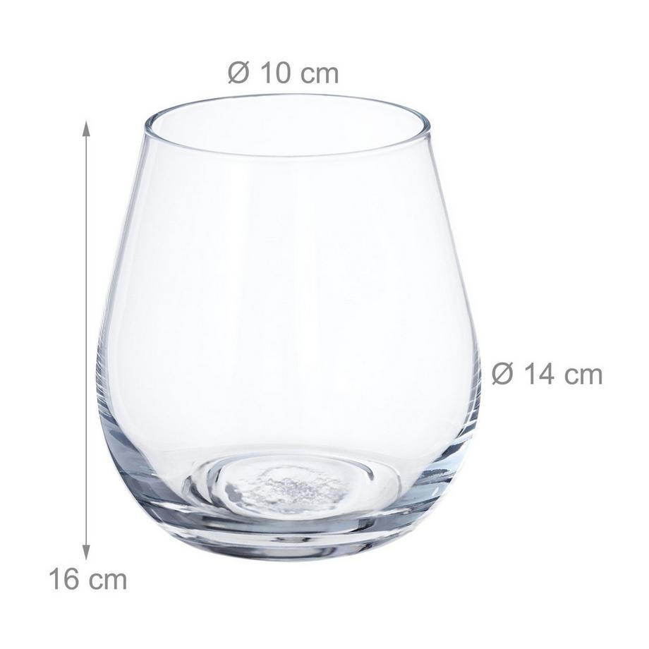 Northix Blumenvase aus Glas  