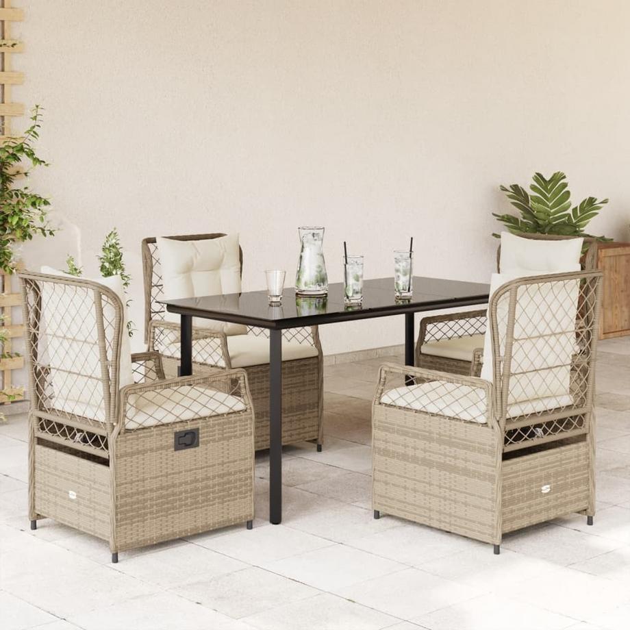 VidaXL Garten essgruppe poly-rattan  
