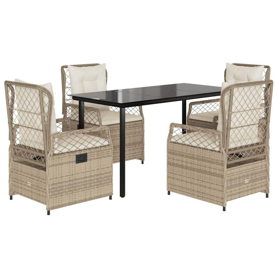 Garten essgruppe poly-rattan