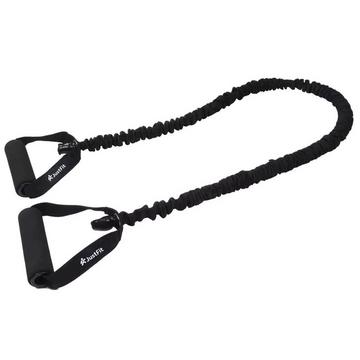 Tube de résistance élastique niveau moyen 155cm avec revêtement nylon JustFit