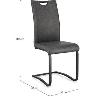 mutoni Chaise Kenneth anthracite  