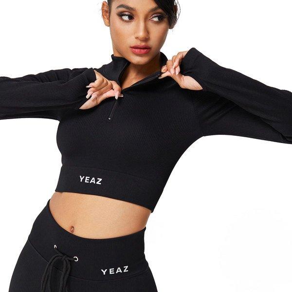 YEAZ  RUNWAY Top - eclipse black 