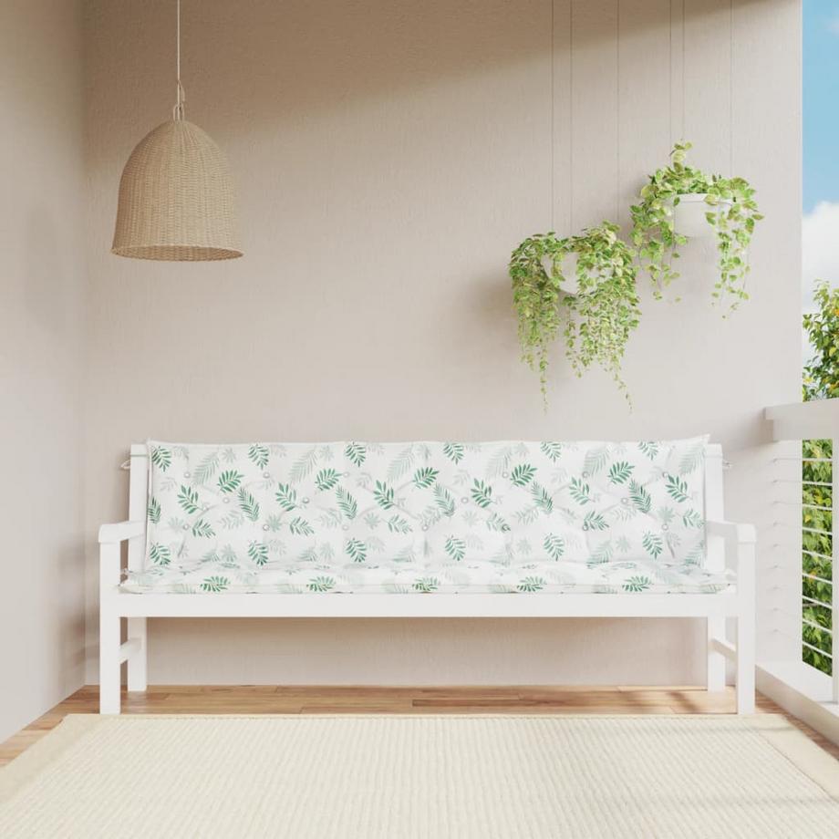 VidaXL cuscino per panca da giardino Tessuto  