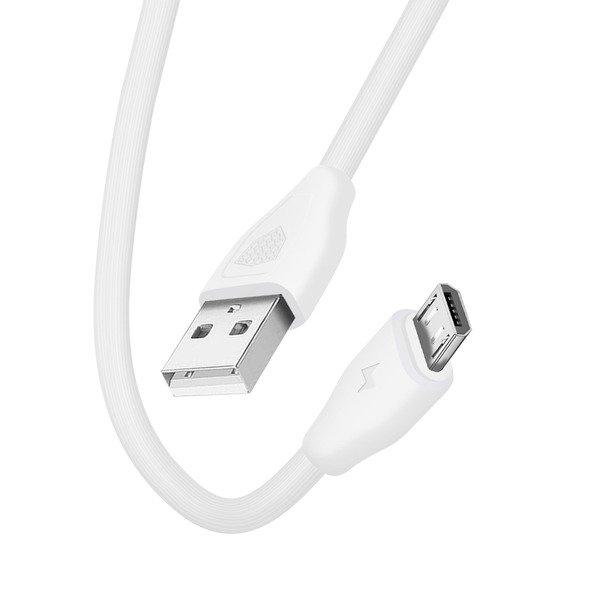 Avizar  Câble Micro-USB 20cm Inkax - Blanc 