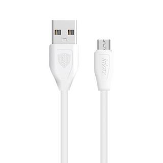 Avizar  Câble Micro-USB 20cm Inkax - Blanc 