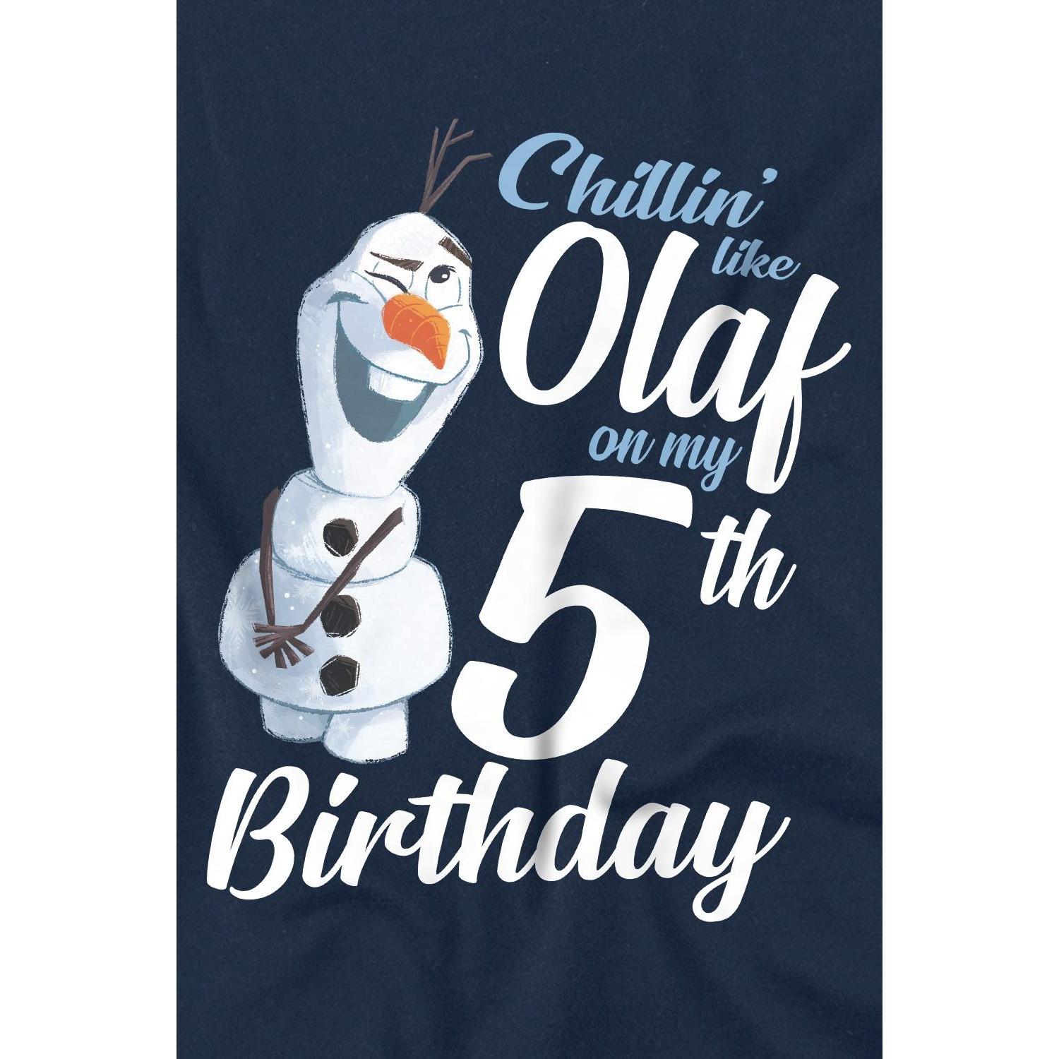 FROZEN  Chillin Like Olaf TShirt  5. Geburtstag 