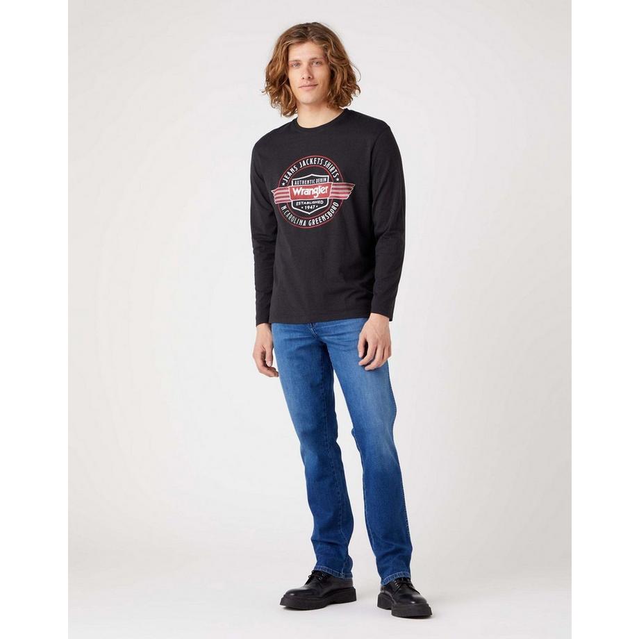 Wrangler Americana Langarmshirt Regular Fit  