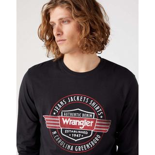 Wrangler Americana Langarmshirt Regular Fit  