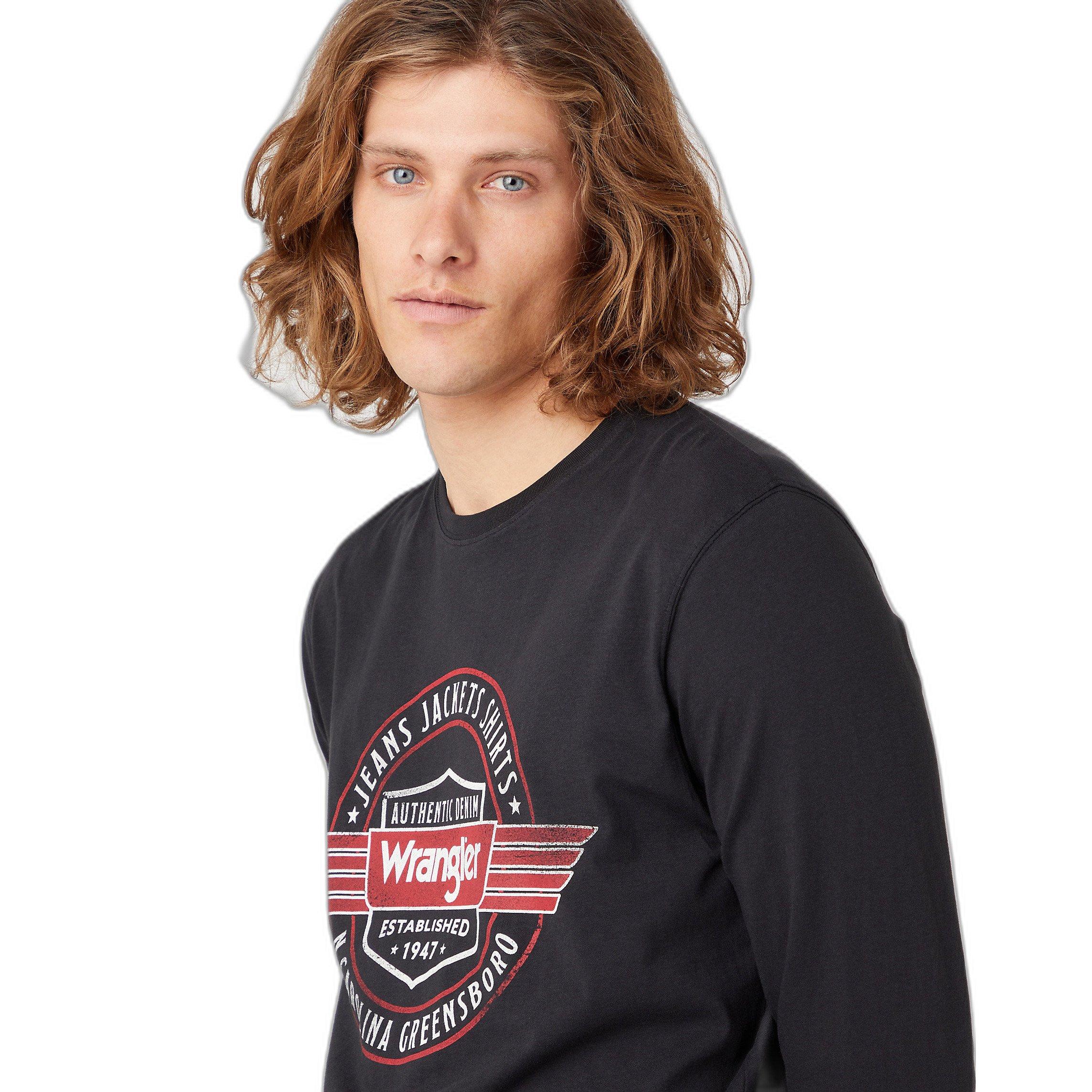 Wrangler Americana Langarmshirt Regular Fit  